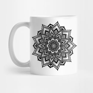 Mandala series- # 2 - Embroidered lotus Mug